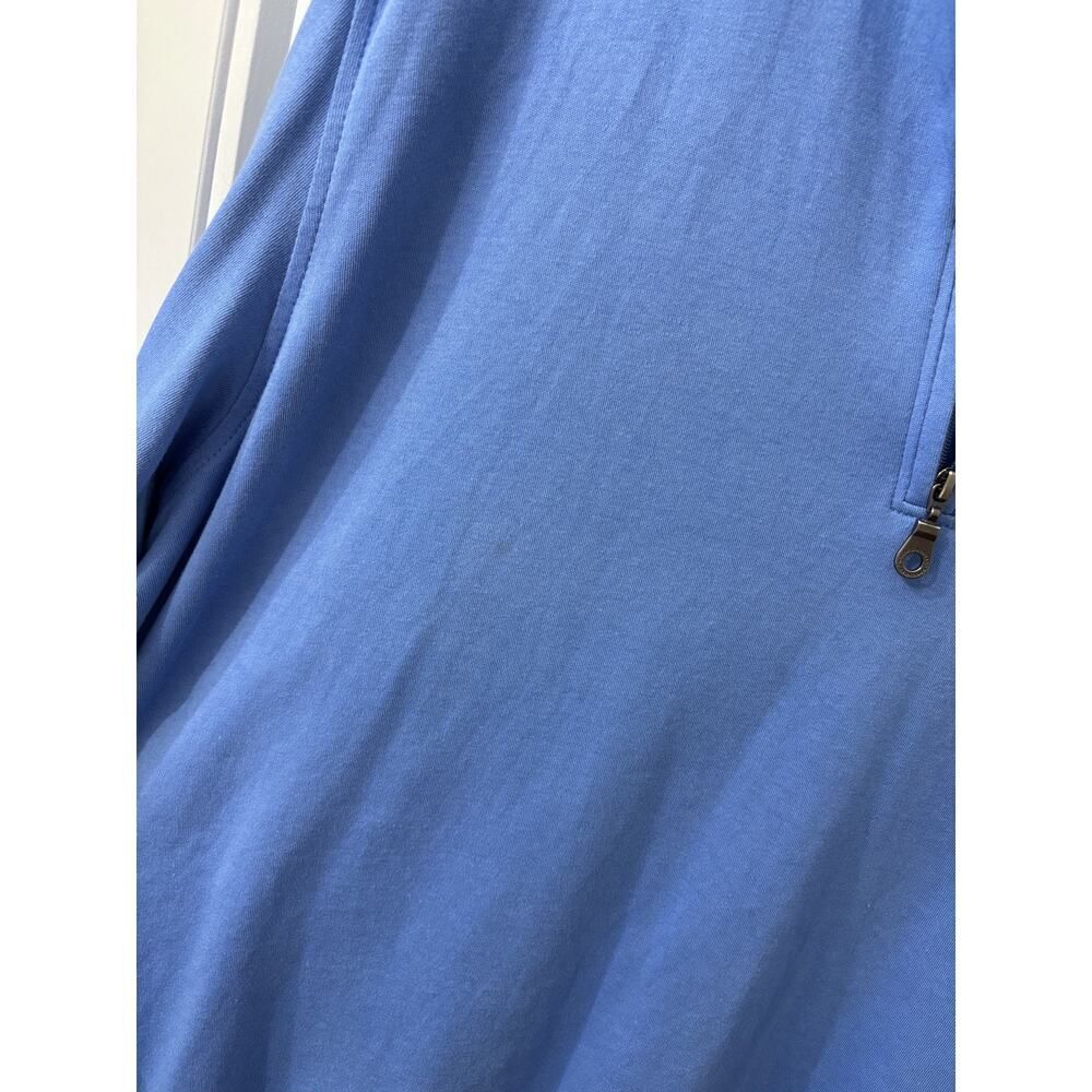 Greg Norman Pullover Sweatshirt Mens M Blue Long Sleeve 1/4 Zip - Picture 12 of 12